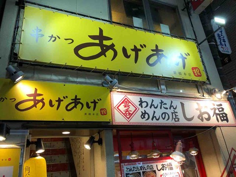 閉店 生ビール380円 串かつあげあげ 新橋の安い居酒屋 あげあげセット 980円もお得 新橋酔式の泥酔ブログ せんべろ居酒屋探訪