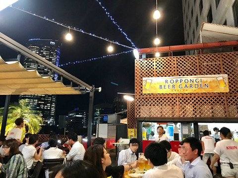 東京タワーを眺めながら絶景bbq 六本木ビアガーデン でルーフトップバーベキュー 新橋酔式の泥酔ブログ せんべろ居酒屋探訪